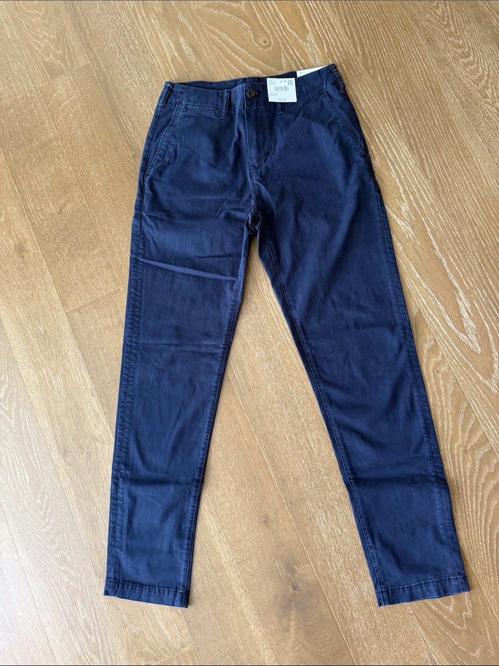 Men’s Navy Stretch Cotton Chino
